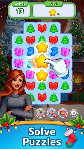 Gameplay screenshot 3 from Christmas Home Design Game - Simulation game